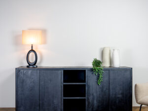 Dressoir Tenna black 220cm