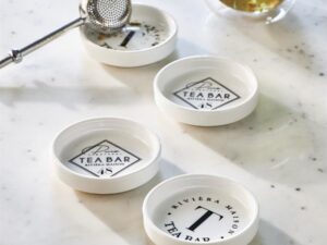 Theezakjes schaaltje RM set/4