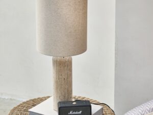 Lampenkap linen cylinder Flax