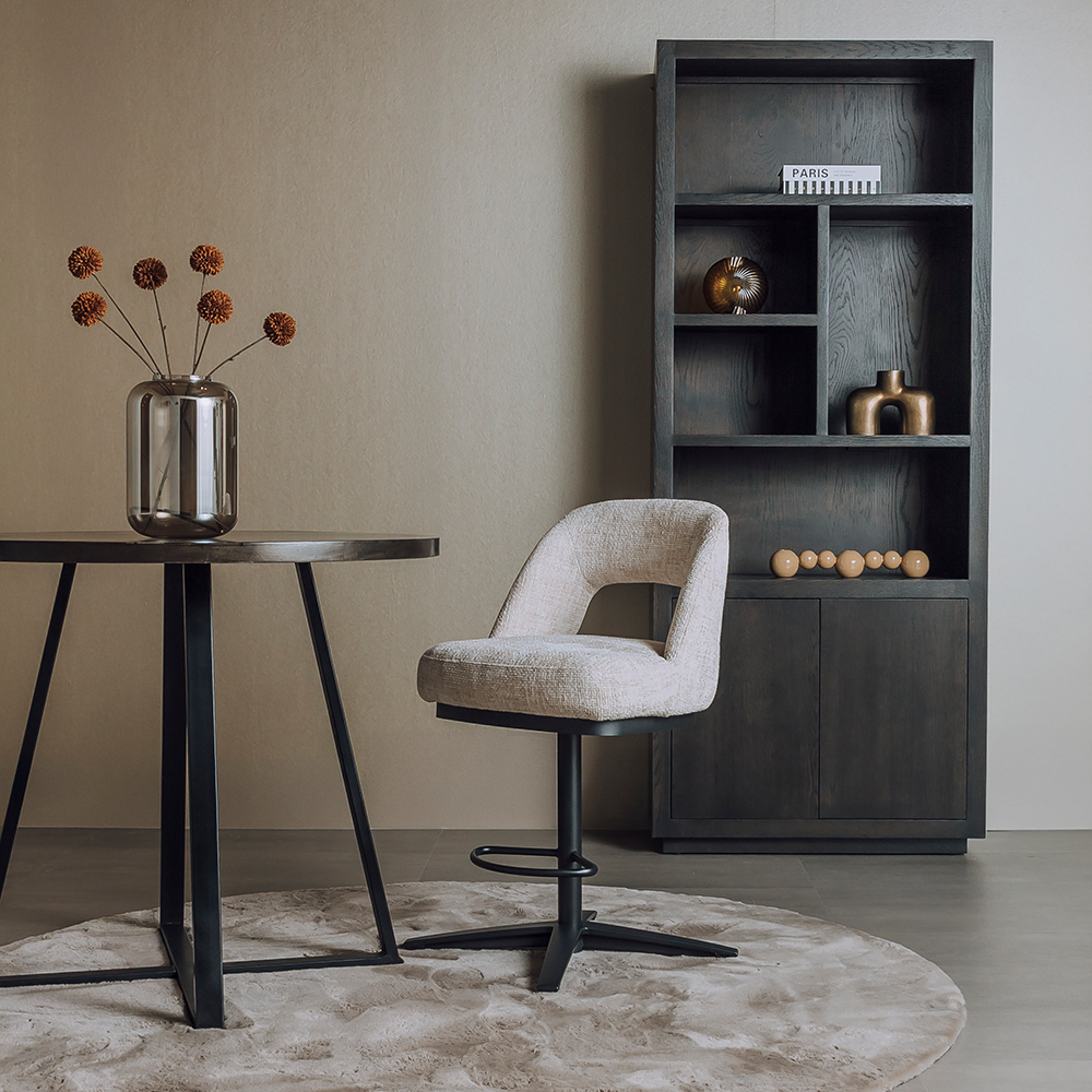 Bartafel 100cm visgraat patroon mangohout